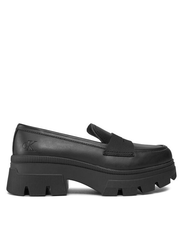 Calvin Klein Jeans Calvin Klein Jeans Čevlji brez vezalk Chunky Combat Loafer Wn YW0YW01120 Črna