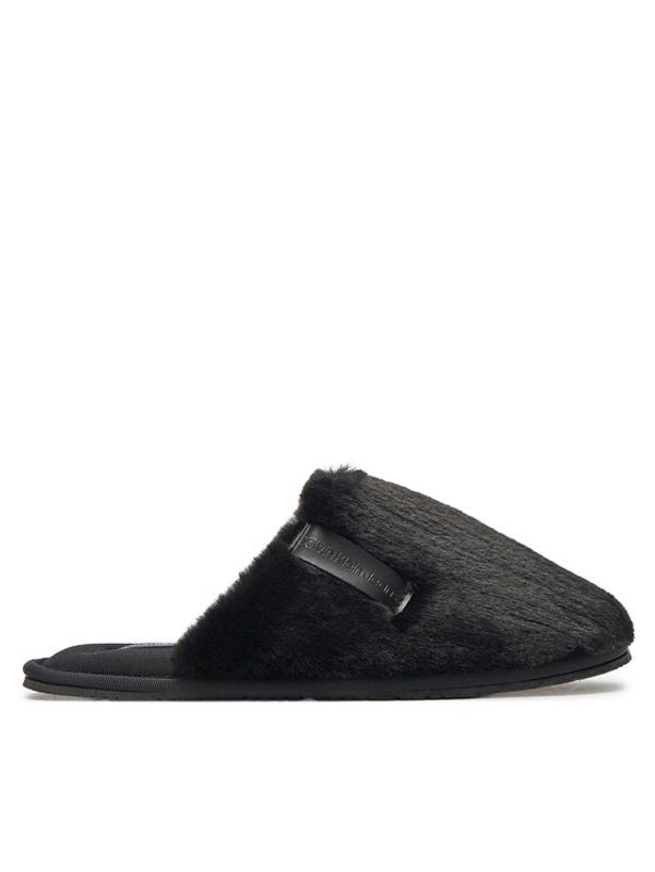 Calvin Klein Jeans Calvin Klein Jeans Copati Hotel Slipper Fur After Glow YW0YW01593 Črna