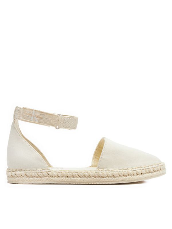 Calvin Klein Jeans Calvin Klein Jeans Espadrile Ankle Espadrille Btw YW0YW01027 Écru