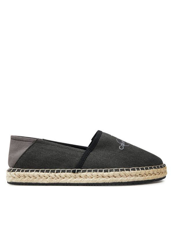 Calvin Klein Jeans Calvin Klein Jeans Espadrile Espadrille Ml Btw YW0YW01376 Črna