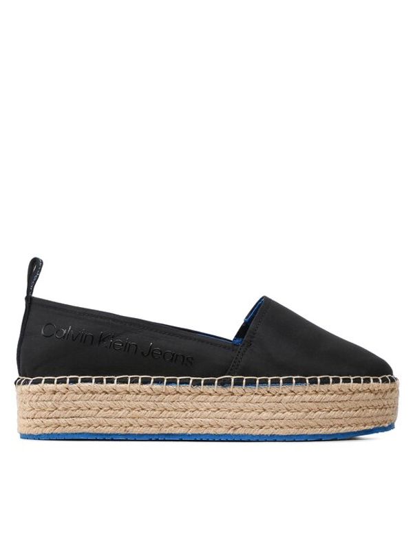 Calvin Klein Jeans Calvin Klein Jeans Espadrile Flatform Espadrille Soft Ny YW0YW00989 Črna