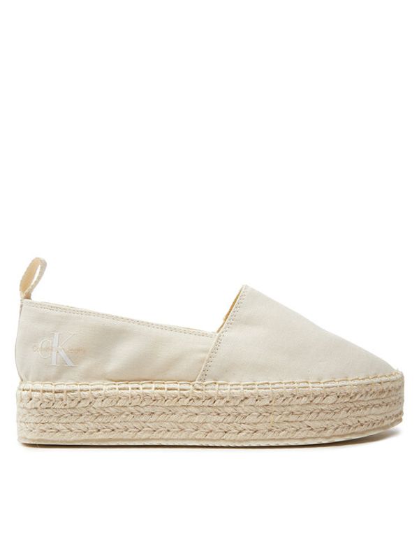 Calvin Klein Jeans Calvin Klein Jeans Espadrile Platform Espadrille Ml Btw YW0YW01378 Écru