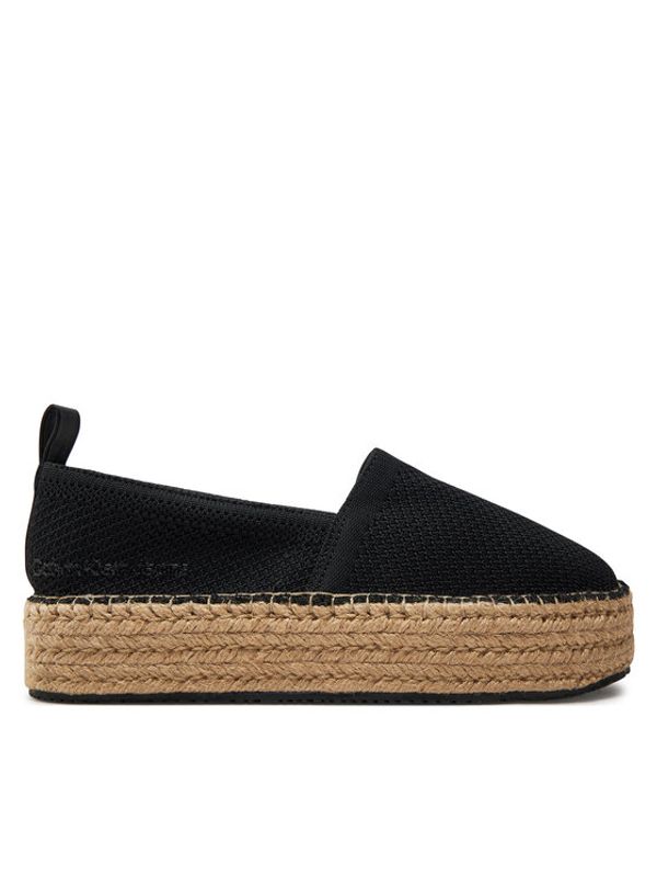 Calvin Klein Jeans Calvin Klein Jeans Espadrile Platform Espadrille Uc YW0YW01377 Črna