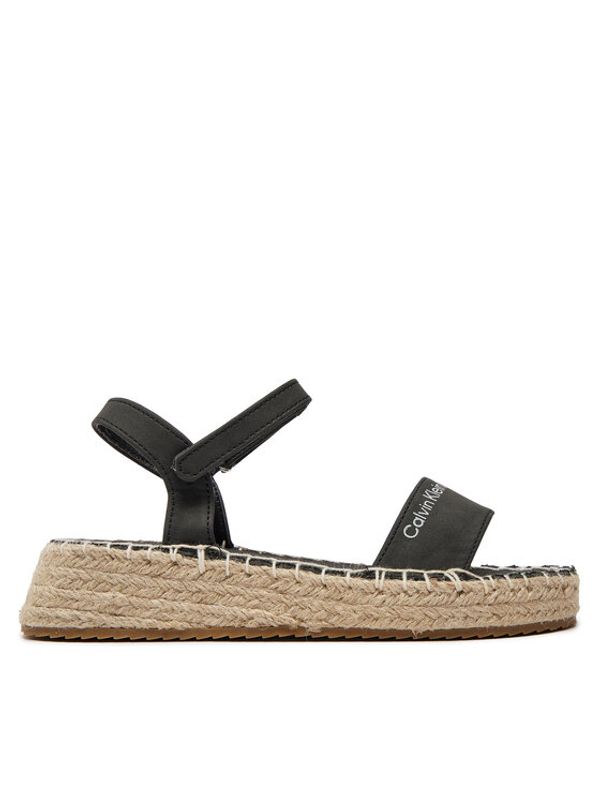 Calvin Klein Jeans Calvin Klein Jeans Espadrile Rope Wedge V3A7-80839-1708 S Črna