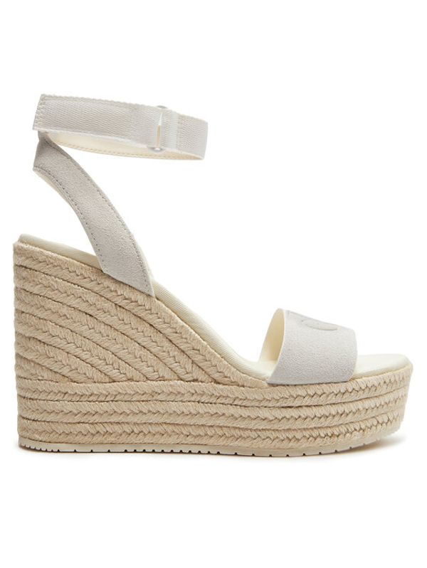 Calvin Klein Jeans Calvin Klein Jeans Espadrile Wedge Sandal Su Mg Btw YW0YW01026 Écru