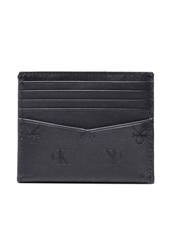 Calvin Klein Jeans Calvin Klein Jeans Etui za kreditne kartice Monogram Soft Cardcase 10Cc Aop K50K510434 Črna