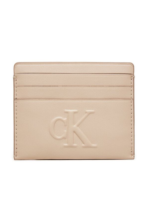 Calvin Klein Jeans Calvin Klein Jeans Etui za kreditne kartice Sculpted Cardcase K60K612747 Bež