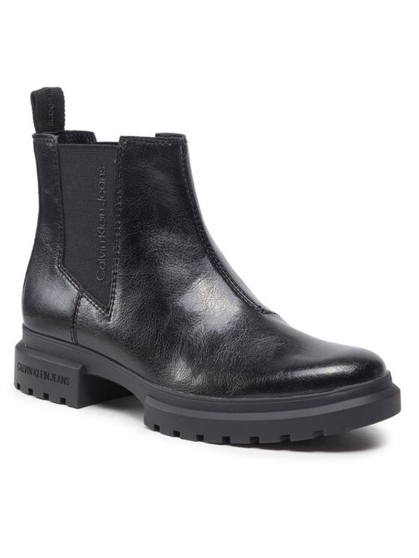 Calvin Klein Jeans Calvin Klein Jeans Gležnjarji Chelsea Cleated Chelsea Boot YW0YW00834 Črna