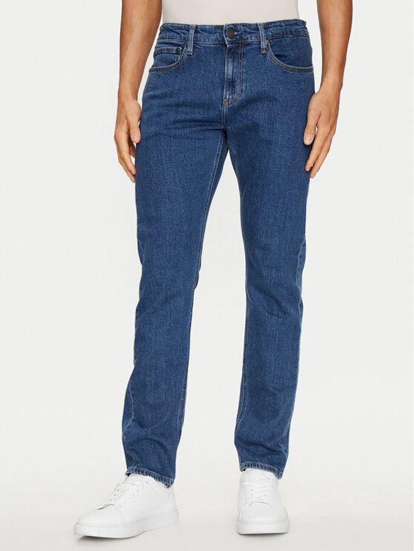 Calvin Klein Calvin Klein Jeans hlače K10K113642 Modra Slim Fit