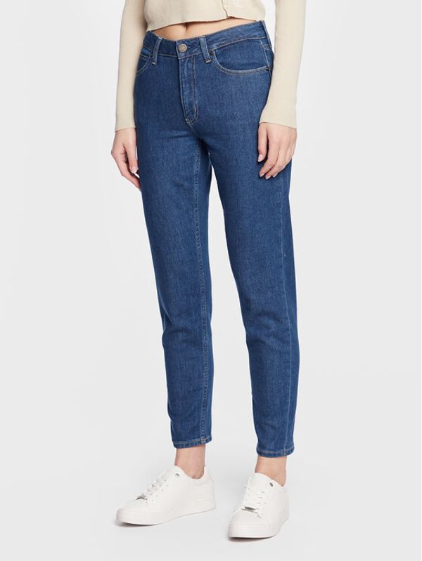 Calvin Klein Calvin Klein Jeans hlače K20K205057 Mornarsko modra Slim Fit