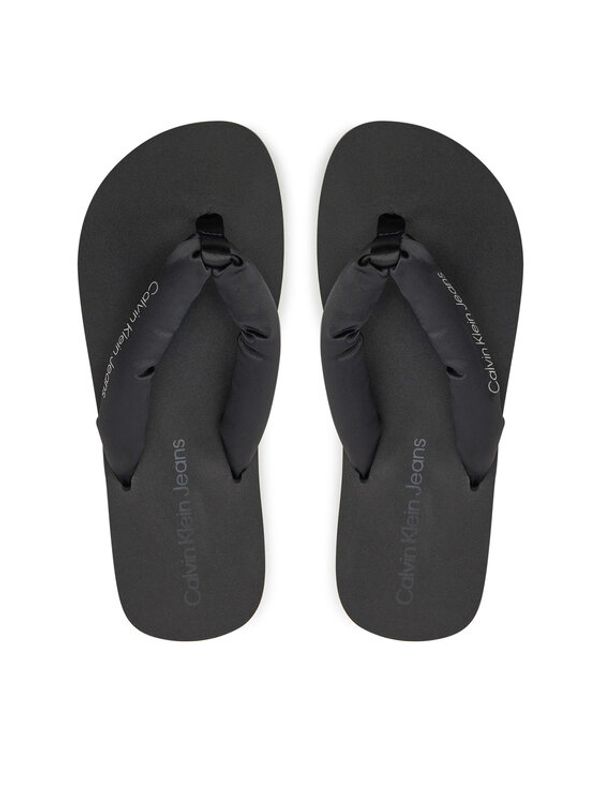 Calvin Klein Jeans Calvin Klein Jeans Japonke Beach Sandal Flatform Padded Ny YW0YW01400 Črna