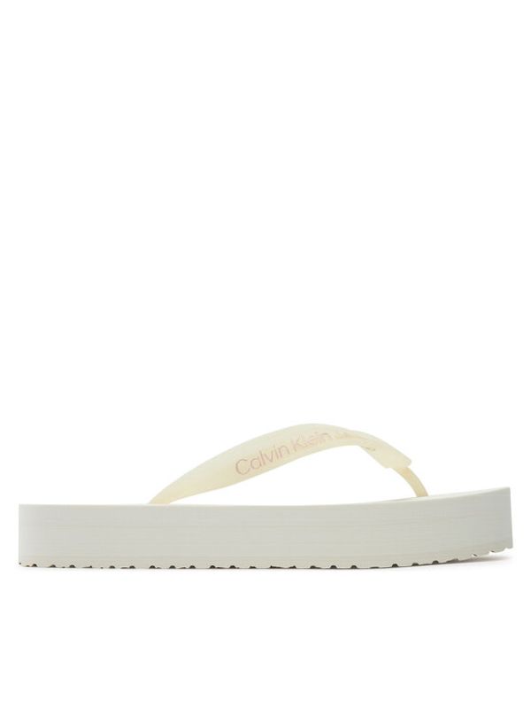 Calvin Klein Jeans Calvin Klein Jeans Japonke Beach Sandal Flatform YW0YW01620 Écru