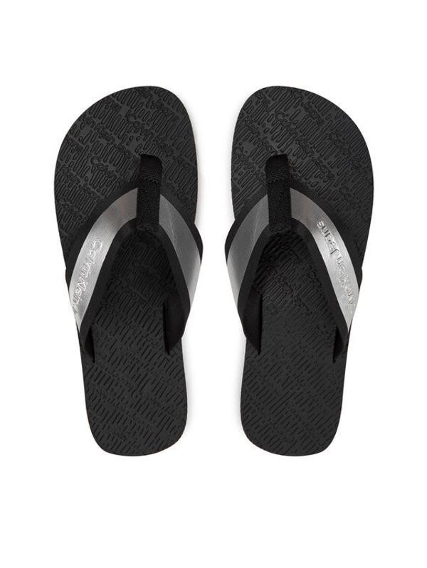 Calvin Klein Jeans Calvin Klein Jeans Japonke Beach Sandal In Met YM0YM00950 Črna