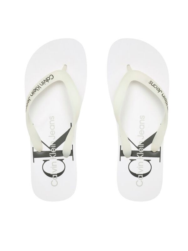 Calvin Klein Jeans Calvin Klein Jeans Japonke Beach Sandal Monogram Tpu YM0YM00838 Bela