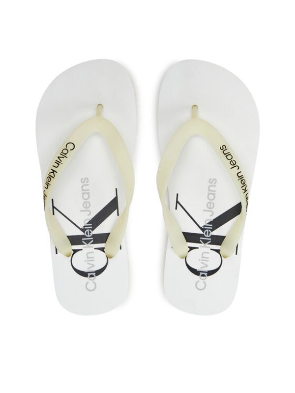 Calvin Klein Jeans Calvin Klein Jeans Japonke Beach Sandal Monologo Tpu YW0YW01246 Bela