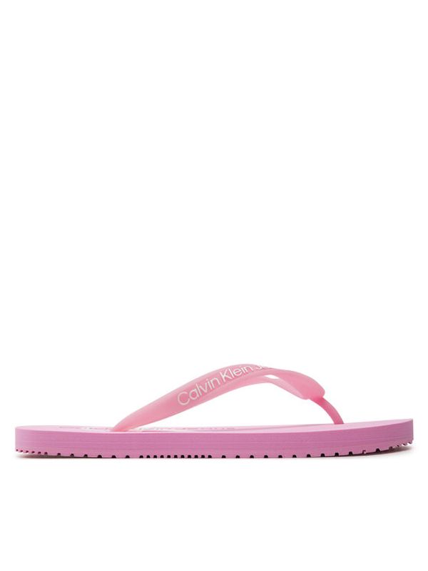 Calvin Klein Jeans Calvin Klein Jeans Japonke Beach Sandal Monologo Tpu YW0YW01246 Roza