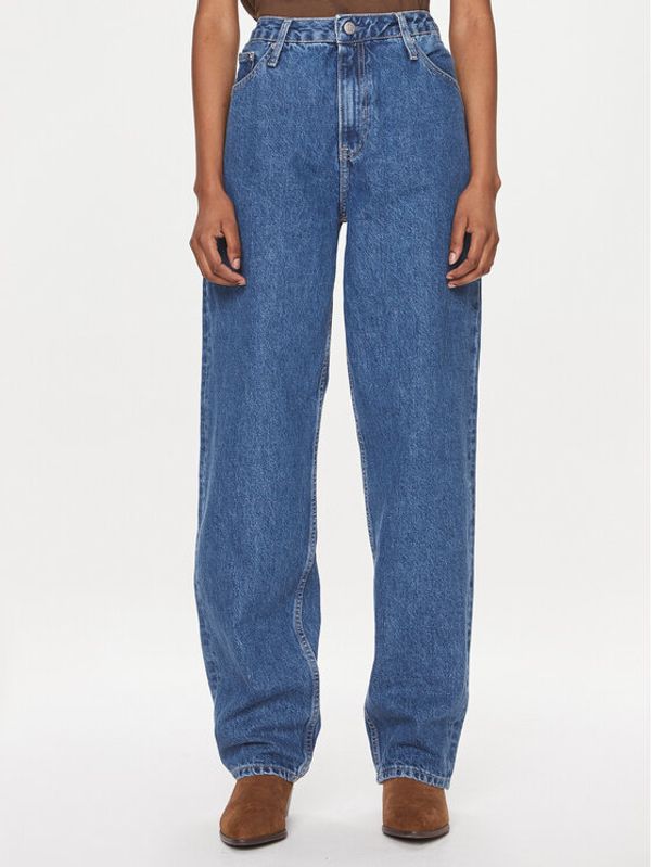 Calvin Klein Jeans Calvin Klein Jeans Jeans hlače 90's J20J221680 Mornarsko modra Straight Fit