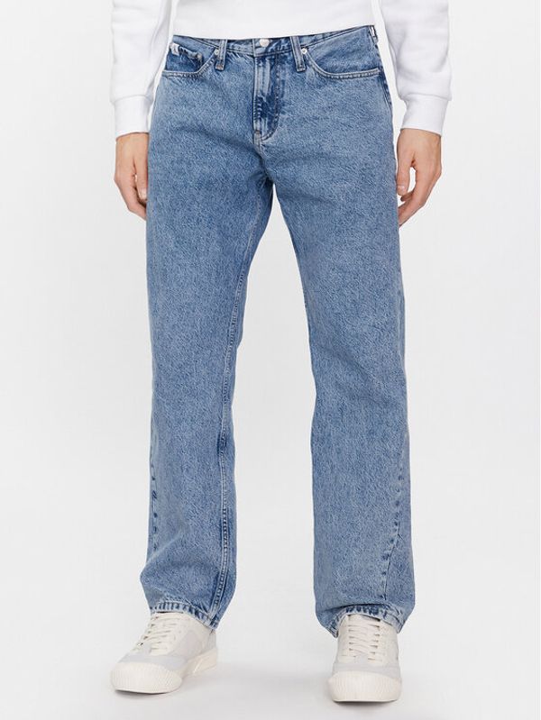 Calvin Klein Jeans Calvin Klein Jeans Jeans hlače 90's J30J324551 Modra Straight Fit