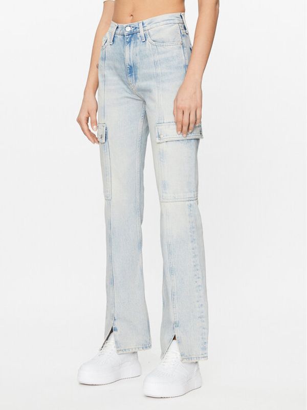 Calvin Klein Jeans Calvin Klein Jeans Jeans hlače Authentic J20J221829 Modra Bootcut Fit