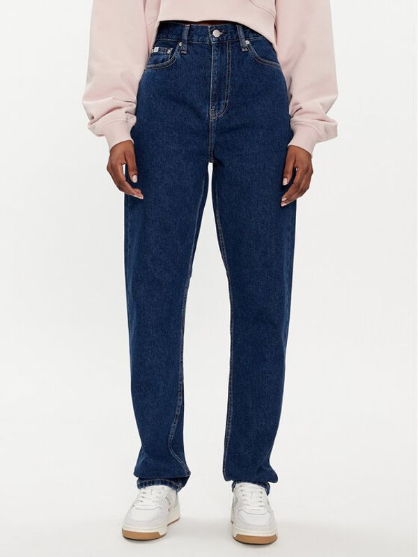 Calvin Klein Jeans Calvin Klein Jeans Jeans hlače Authentic J20J222748 Mornarsko modra Slim Fit