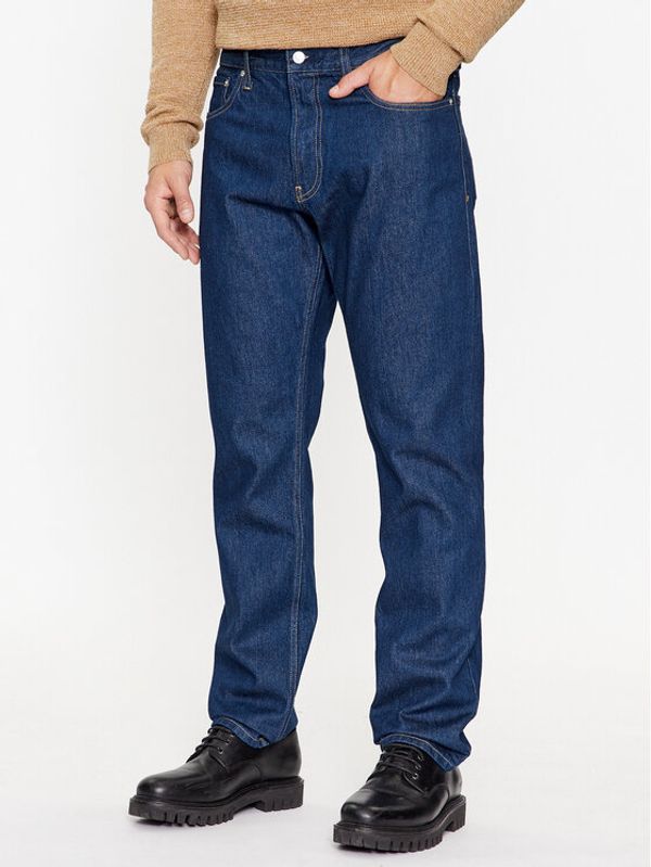 Calvin Klein Jeans Calvin Klein Jeans Jeans hlače Authentic J30J323881 Mornarsko modra Straight Fit