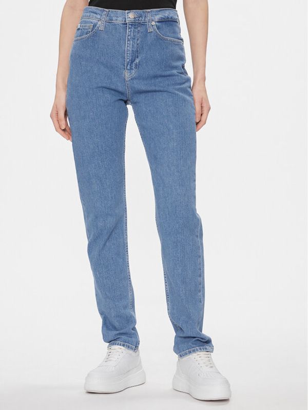 Calvin Klein Jeans Calvin Klein Jeans Jeans hlače Authentic Slim Straight J20J222749 Modra Straight Leg