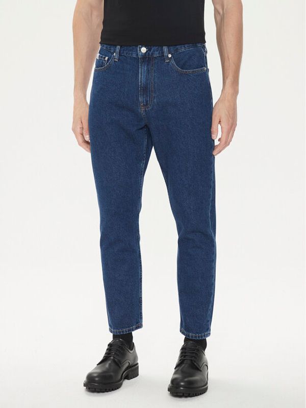 Calvin Klein Jeans Calvin Klein Jeans Jeans hlače Dad J30J325940 Mornarsko modra Loose Fit
