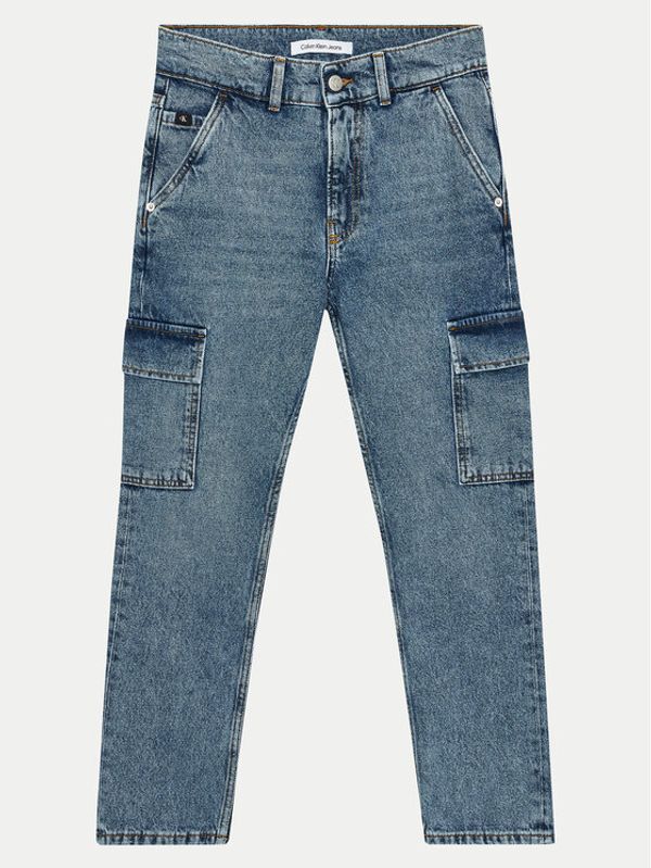 Calvin Klein Jeans Calvin Klein Jeans Jeans hlače Iconic IB0IB01996 Modra Regular Fit