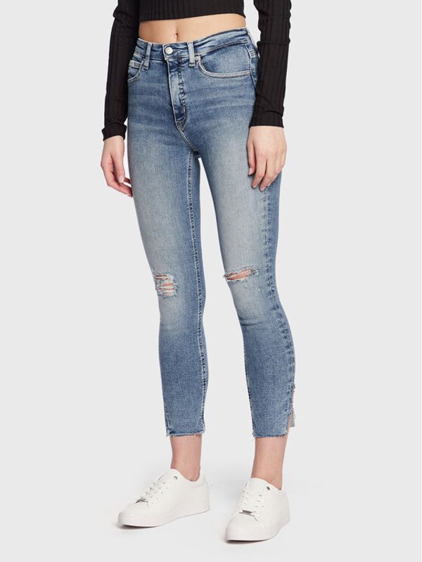 Calvin Klein Jeans Calvin Klein Jeans Jeans hlače J20J220204 Modra Skinny Fit