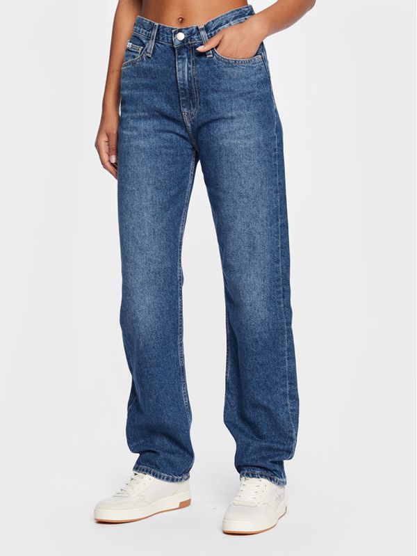 Calvin Klein Jeans Calvin Klein Jeans Jeans hlače J20J220206 Modra Regular Fit