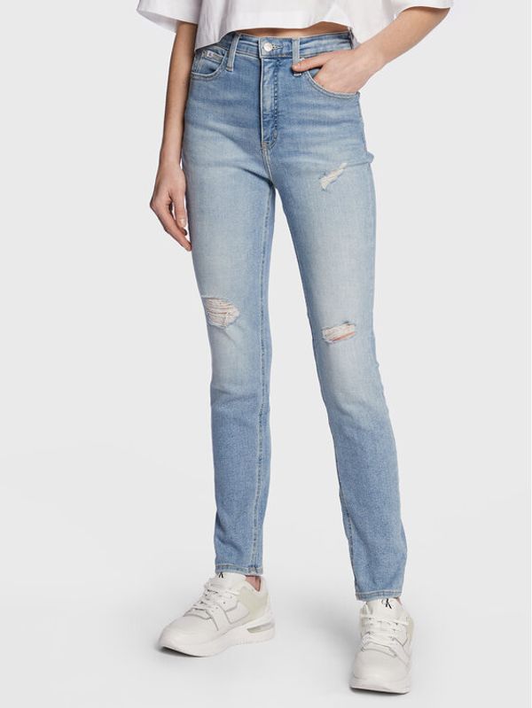 Calvin Klein Jeans Calvin Klein Jeans Jeans hlače J20J220214 Modra Skinny Fit