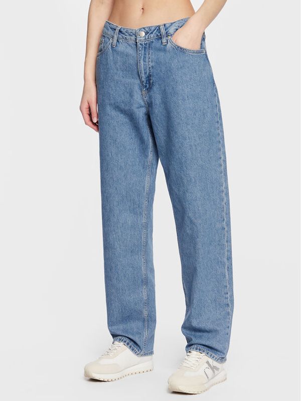 Calvin Klein Jeans Calvin Klein Jeans Jeans hlače J20J220624 Modra Straight Fit