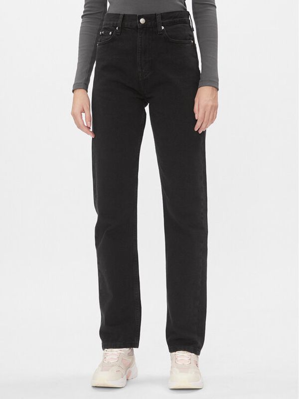 Calvin Klein Jeans Calvin Klein Jeans Jeans hlače J20J221243 Črna Straight Fit