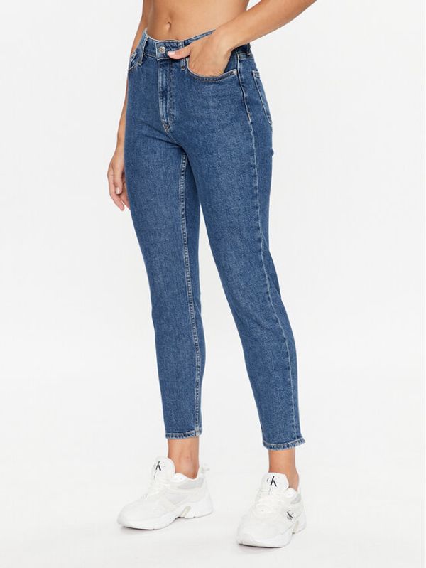Calvin Klein Jeans Calvin Klein Jeans Jeans hlače J20J221249 Modra Mom Fit