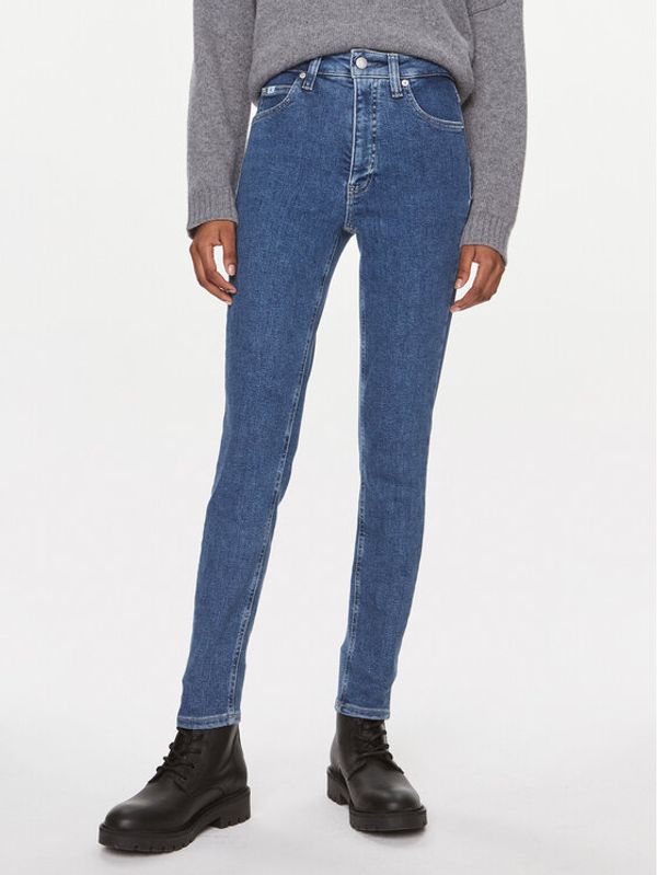 Calvin Klein Jeans Calvin Klein Jeans Jeans hlače J20J221585 Modra Skinny Fit
