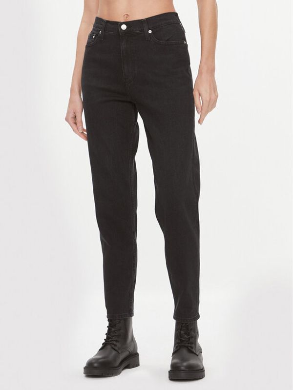 Calvin Klein Jeans Calvin Klein Jeans Jeans hlače J20J221659 Črna Mom Fit
