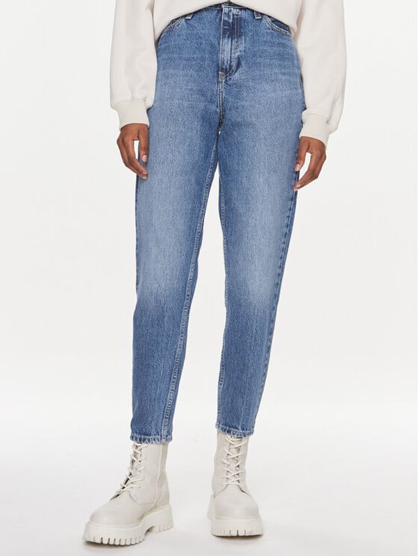 Calvin Klein Jeans Calvin Klein Jeans Jeans hlače J20J221682 Modra Mom Fit