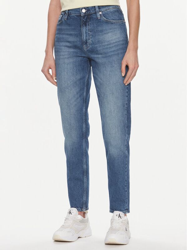 Calvin Klein Jeans Calvin Klein Jeans Jeans hlače J20J222151 Modra Mom Fit
