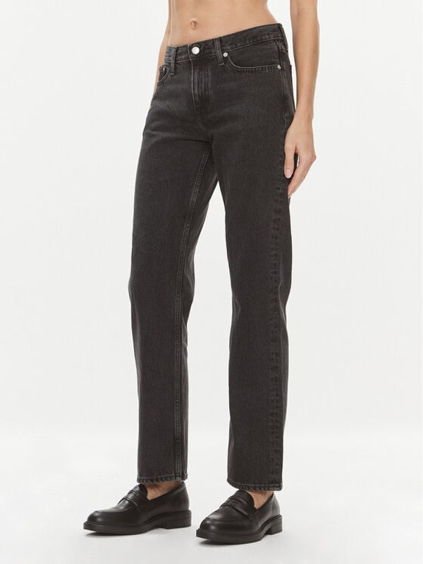 Calvin Klein Jeans Calvin Klein Jeans Jeans hlače J20J222434 Črna Straight Fit