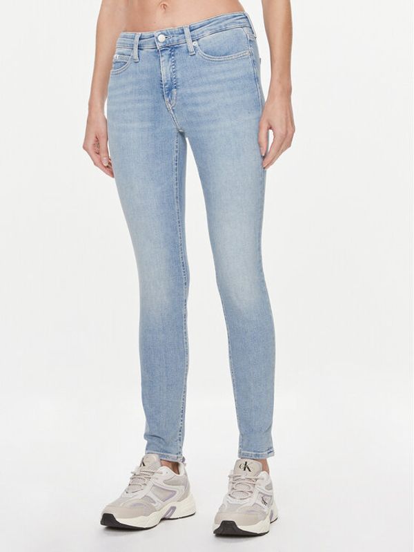 Calvin Klein Jeans Calvin Klein Jeans Jeans hlače J20J222444 Modra Skinny Fit