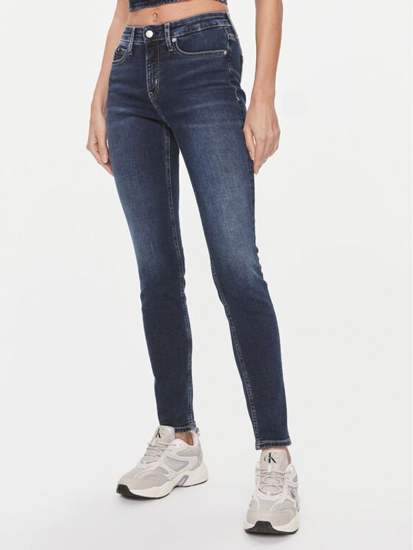 Calvin Klein Jeans Calvin Klein Jeans Jeans hlače J20J222445 Mornarsko modra Skinny Fit