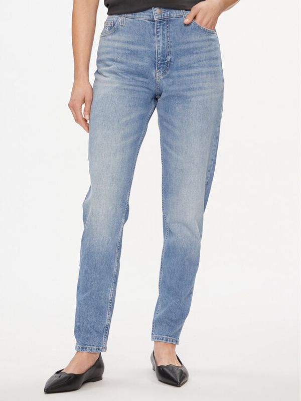Calvin Klein Jeans Calvin Klein Jeans Jeans hlače J20J222764 Modra Mom Fit