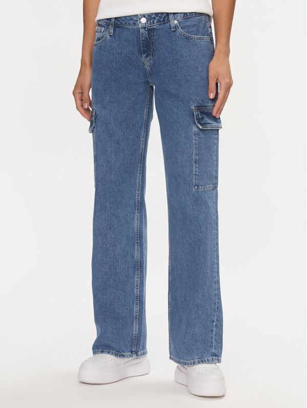Calvin Klein Jeans Calvin Klein Jeans Jeans hlače J20J223688 Modra Baggy Fit