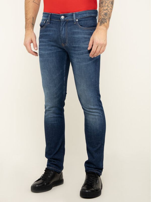 Calvin Klein Jeans Calvin Klein Jeans Jeans hlače J30J313934 Mornarsko modra Slim Fit