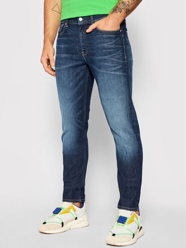 Calvin Klein Jeans Calvin Klein Jeans Jeans hlače J30J317659 Mornarsko modra Slim Fit