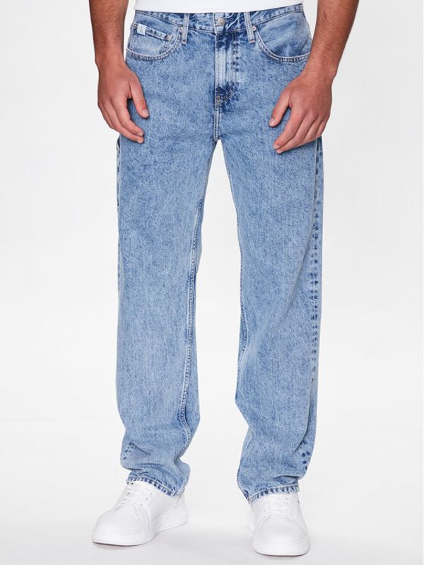 Calvin Klein Jeans Calvin Klein Jeans Jeans hlače J30J322817 Modra Regular Fit