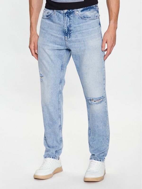 Calvin Klein Jeans Calvin Klein Jeans Jeans hlače J30J323385 Modra Regular Fit
