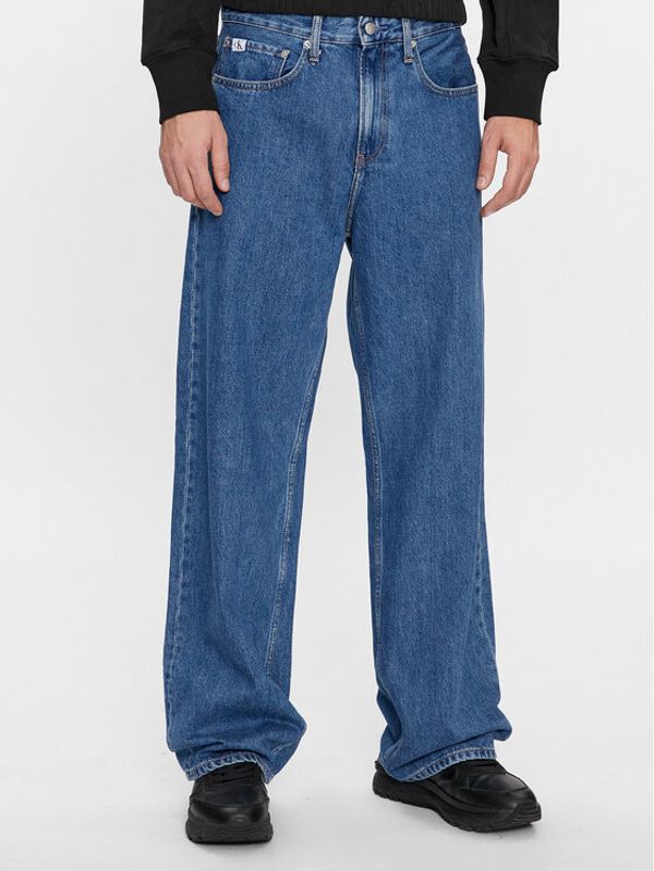 Calvin Klein Jeans Calvin Klein Jeans Jeans hlače J30J323895 Modra Loose Fit