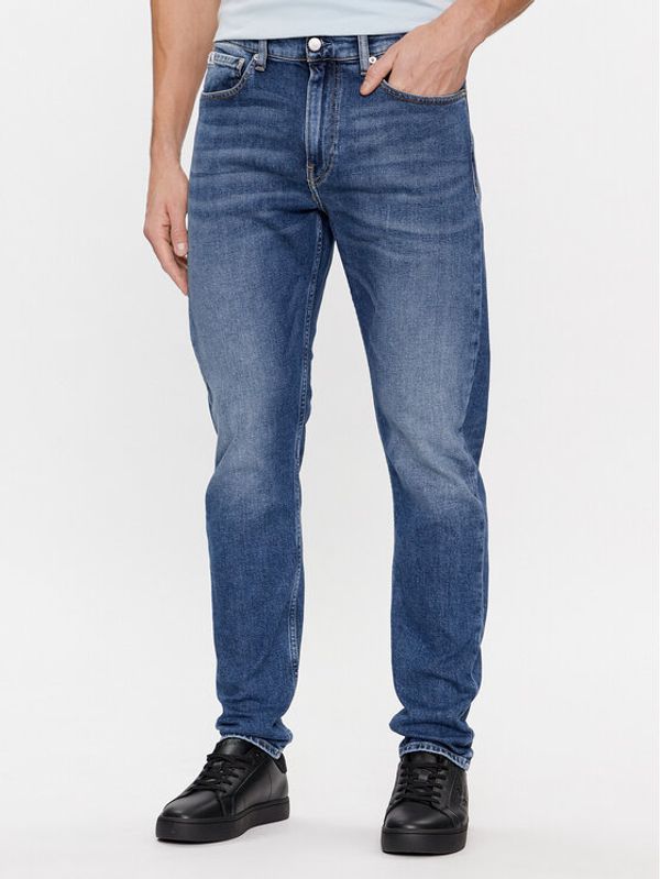 Calvin Klein Jeans Calvin Klein Jeans Jeans hlače J30J324193 Modra Slim Taper Fit