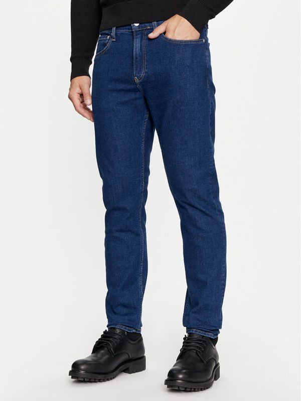 Calvin Klein Jeans Calvin Klein Jeans Jeans hlače J30J325888 Mornarsko modra Tapered Fit